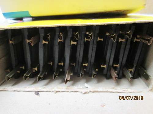 HO SCALE : FLEISHMANN BRASS TRACK x 169 PIECES. (LARGE AMOUNT) - LOT 715W
