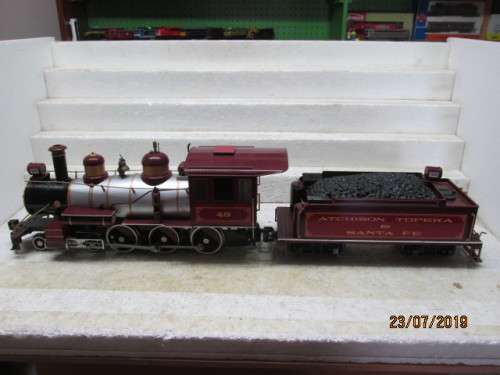 G SCALE : BACHMANN 4-6-0 STEAM LOCOMOTIVE - LOT 938W