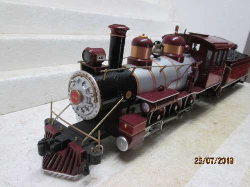 G SCALE : BACHMANN 4-6-0 STEAM LOCOMOTIVE - LOT 938W