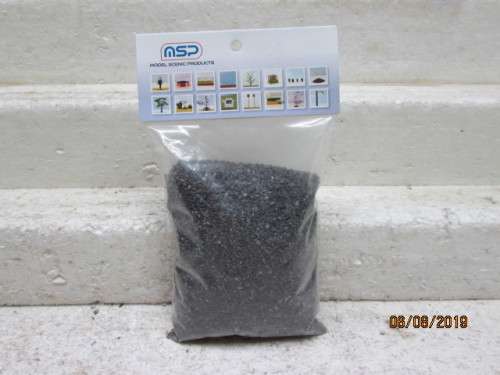 HO/OO SCALE : MODEL SCENIC PRODUCTS : GREY BALLASTING (MEDIUM) - LOT 108X