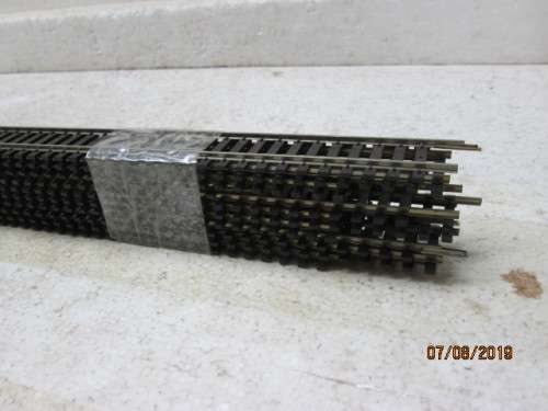 HO/OO SCALE : ATLAS NICKEL SILVER FLEXITRACK x10 - LOT 144X
