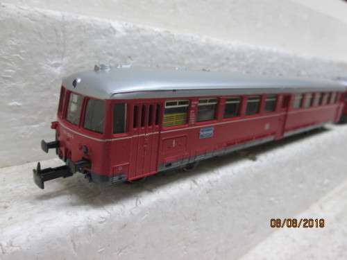 REDUCED TO CLEAR : HO SCALE : MARKLIN : RAIL BUS LOCOMOTIVE SET (BOXED) - LOT 155X