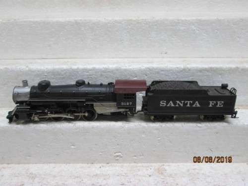 HO SCALE : MEHANO 2-8-2 SANTE FE STEAM LOCOMOTIVE - LOT 160X
