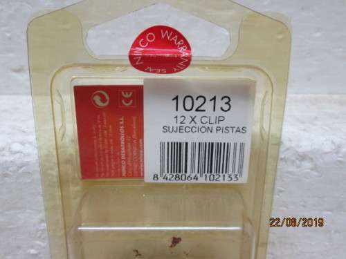 NINCO : x12 CLIPS SUJECCION PISPAS  No 10213 (BOXED) - LOT 363X