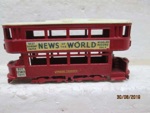 REDUCED TO CLEAR - LESNEY : No 3 TRAM BUS - LOT 536X