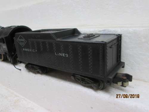 S SCALE : AMERICAN FLYER 4-4-2 STEAM LOCOMOTIVE - LOT 782X