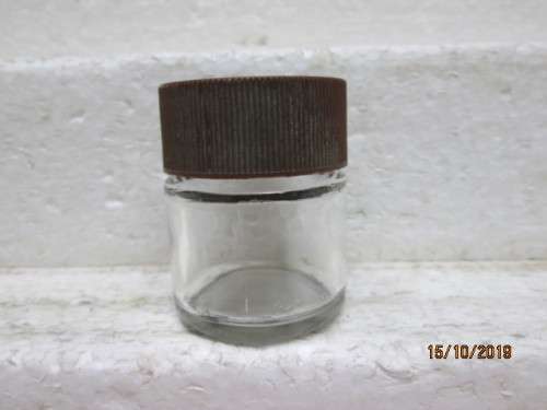EMPTY TAMIYA GLASS PAINT CONTAINER 23ml (IDEAL FOR STORING SMALL ITEMS) - LOT 922X