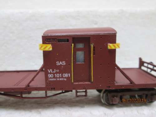 HO SCALE : SARM SAR VLJ SHUNTERS WAGON (BOXED) - LOT 961X