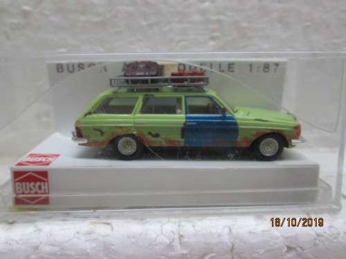 HO SCALE : BUSCH MERCEDES BENZ / FACELIFT (BOXED) - LOT 31Y