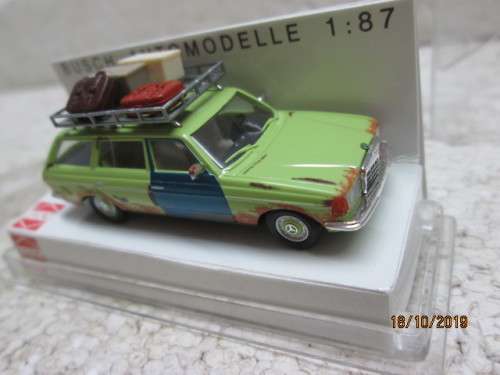 HO SCALE : BUSCH MERCEDES BENZ / FACELIFT (BOXED) - LOT 31Y