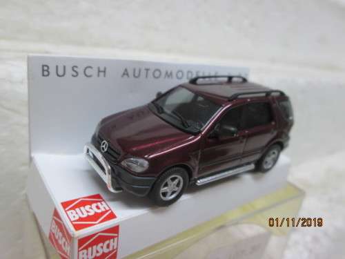 HO SCALE : BUSCH MERCEDES BENZ M CLASS (BOXED) - LOT 299Y