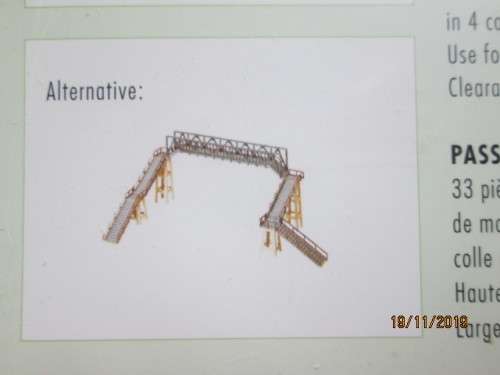 N SCALE : FALLER FOOTBRIDGE KIT (BOXED) - LOT 525Y