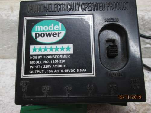 HO SCALE : MODELPOWER TRANSFORMER / CONTROLLER - LOT 534Y