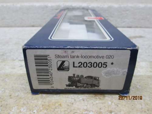 HO SCALE : LIMA 0-4-0 STEAM LOCOMOTIVE (BOXED) - LOT 653Y