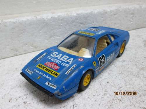 1:24 SCALE BBURAGO : RALLY FERRARI 308GTB - LOT 737Y