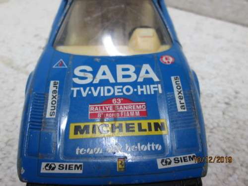 1:24 SCALE BBURAGO : RALLY FERRARI 308GTB - LOT 737Y