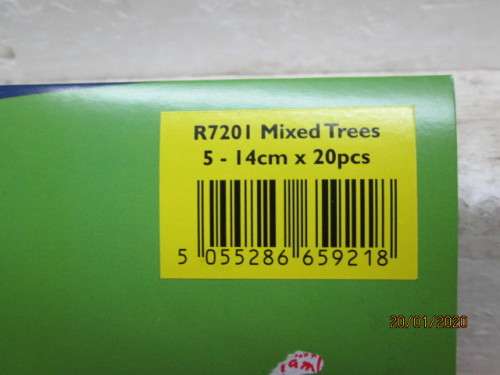 HO/OO SCALE : HORNBY VARIOUS TREES x20 - LOT 19Z