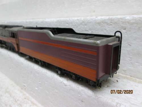 HO SCALE : KMT MODEL BRASS 4-6-4 STEAM LOCOMOTIVE (MADE IN JAPAN) - LOT 214z