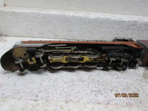 HO SCALE : KMT MODEL BRASS 4-6-4 STEAM LOCOMOTIVE (MADE IN JAPAN) - LOT 214z