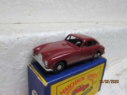 MATCHBOX SERIES : No 53 ASTON MARTIN (BOXED) - LOT 253z