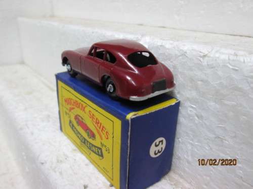 MATCHBOX SERIES : No 53 ASTON MARTIN (BOXED) - LOT 253z