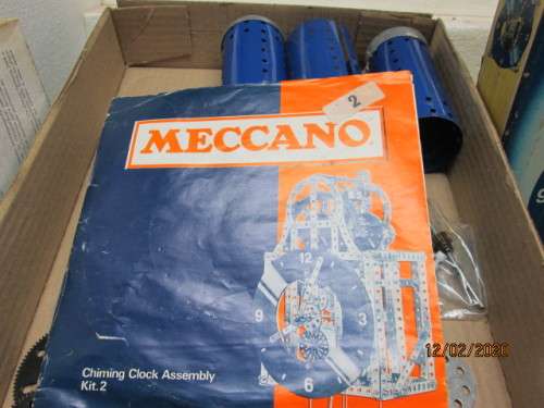 MECCANO CLOCK KIT 2 WITH CHIME (BOXED) - LOT 369z