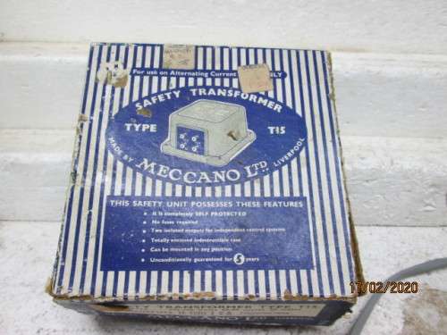 HO/OO SCALE : MECCANO TRANSFORMER (BOXED) - LOT 380z