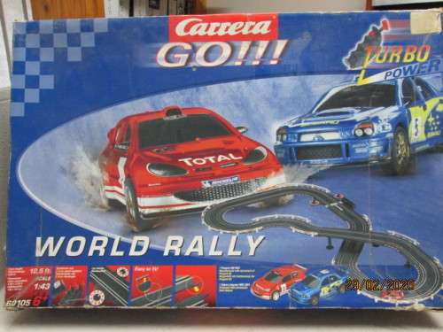 CARRERA SET : WORLD RALLY SET (BOXED) - LOT 553z
