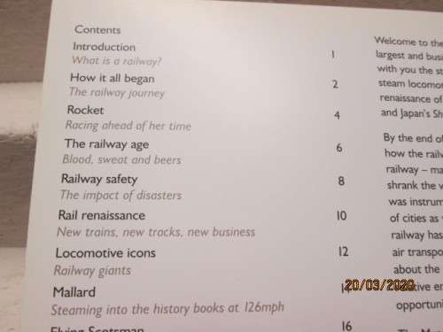 REDUCED TO CLEAR :  SOFT COVER BOOK : THE STORY OF THE TRAIN - LOT 590z