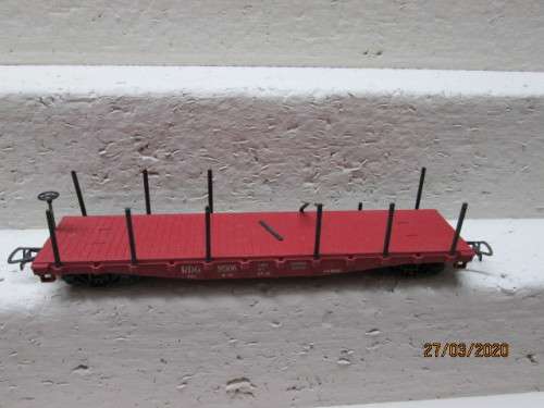 HO SCALE : RIVAROSSI RDG FLAT CAR (BOXED) - LOT 637z