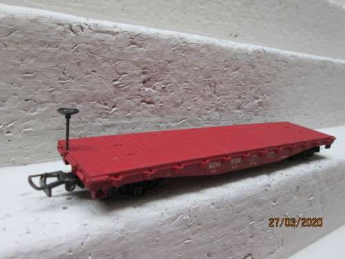 HO SCALE : RIVAROSSI RDG FLAT CAR (BOXED) - LOT 638z