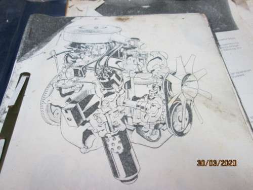 FORD 1100 1300 V4 AND V6 ENGINE MANUALS - LOT 680z