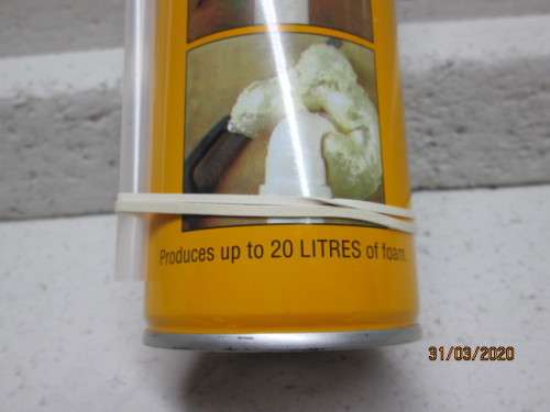 HO SCALE : GENKEM FOAM FILLER (MAKES 20 LITRES OF FOAM) - LOT 819z