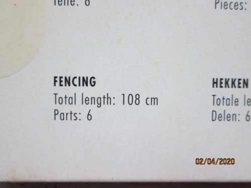 HO SCALE : FALLER FENCING (BOXED) - LOT 4AA