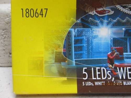 HO SCALE : FALLER 5 LED'S - WHITE (BOXED) - LOT 5AA