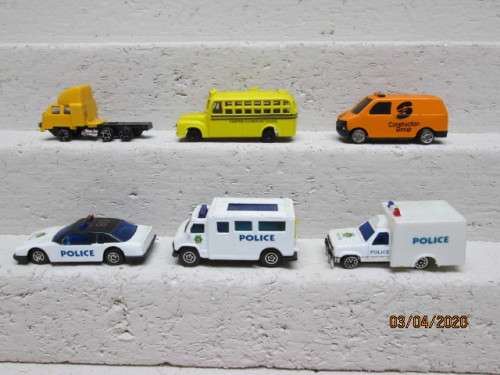 HO SCALE : VEHICLES x6 (ENTRY LEVEL) - LOT 106AA