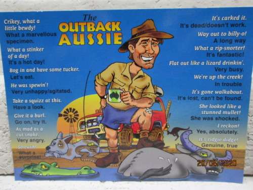 REDUCED TO CLEAR : AUSTRALIAN FUNNY POSTCARDS x2 - LOT 421AA