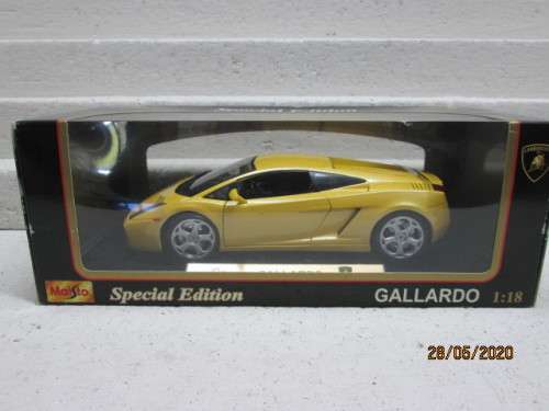 1:18 SCALE : MAISTO LAMBORGHINI GALLARDO (BOXED) - LOT 844AA