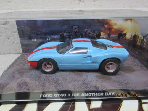 DIE CAST : 007 COLLECTION : FORD GT40 - DIE ANOTHER DAY (No 52) - LOT 994AA