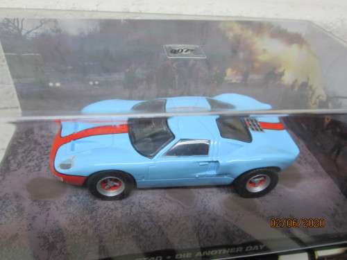 DIE CAST : 007 COLLECTION : FORD GT40 - DIE ANOTHER DAY (No 52) - LOT 994AA