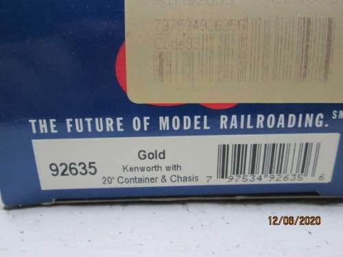 HO SCALE : ATHEARN KENWORTH TRUCK & TRAILER WITH CONTAINER (BOXED) - LOT 89BB