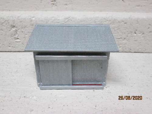 HO SCALE : SAR CORRUGATED SHED