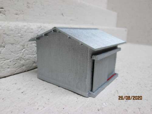 HO SCALE : SAR CORRUGATED SHED