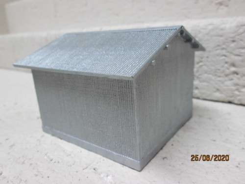 HO SCALE : SAR CORRUGATED SHED