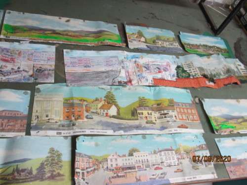 HO SCALE: PECO BACKDROP SCENERY SHEETS
