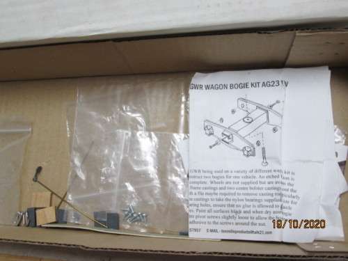 G SCALE : TENMILLE : GWR LOW LOADER WAGON (CROCODILE H) KIT - BOXED