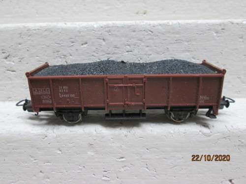 HO SCALE : LIMA FS COAL WAGON WITH LOAD