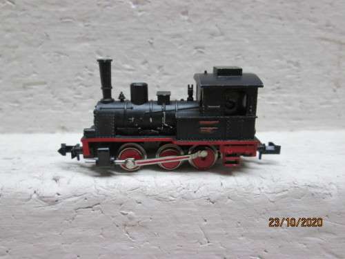 N SCALE : MINITRIX : 0-6-0 STEAM LOCOMOTIVE
