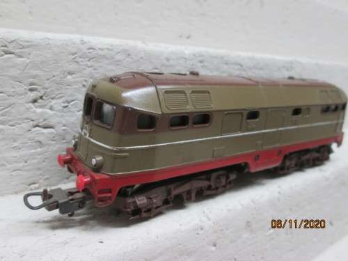HO SCALE : LIMA : FS BROWN DIESEL LOCOMOTIVE