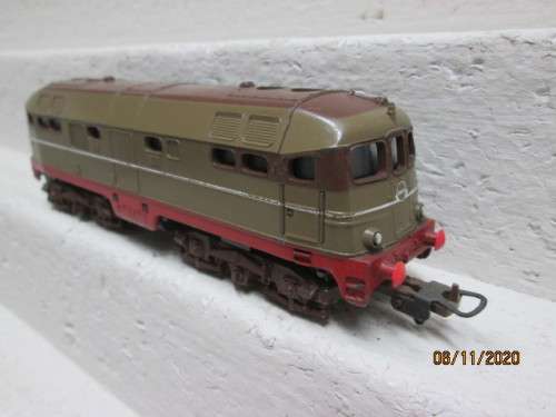 HO SCALE : LIMA : FS BROWN DIESEL LOCOMOTIVE